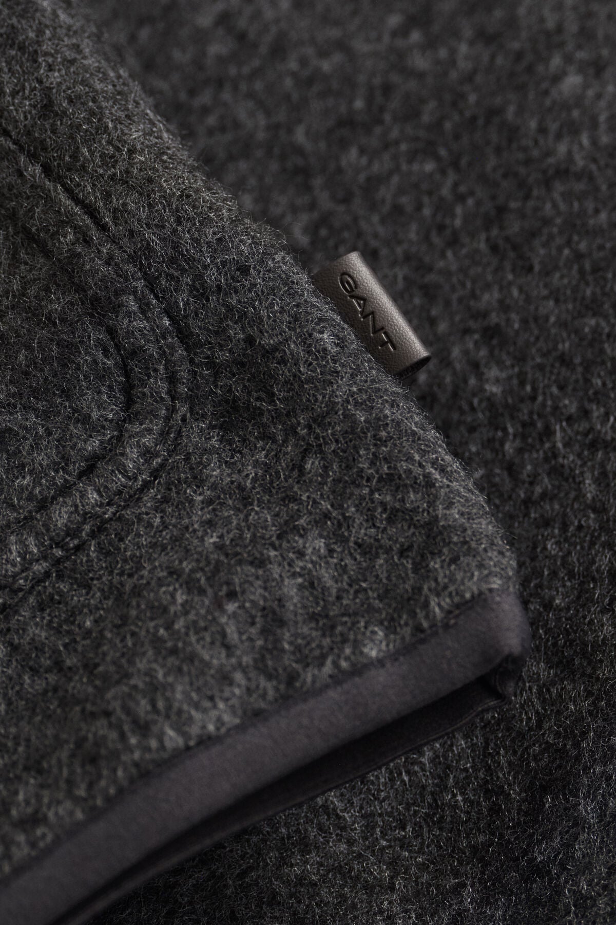 Fleece Vest — CHARCOAL MELANGE