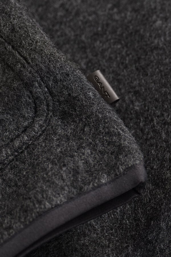 Fleece Vest — CHARCOAL MELANGE