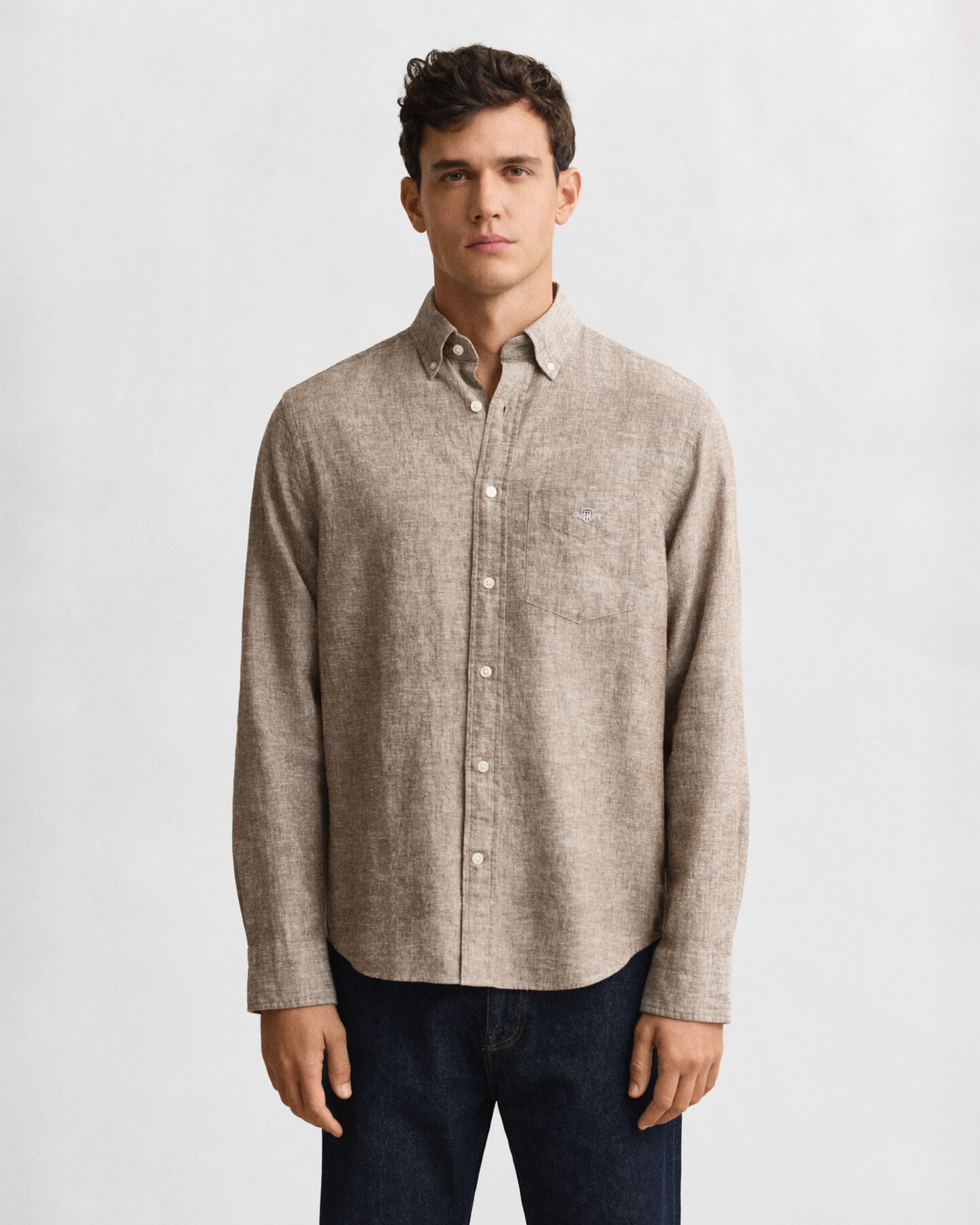 Regular Fit Cotton Linen Shirt