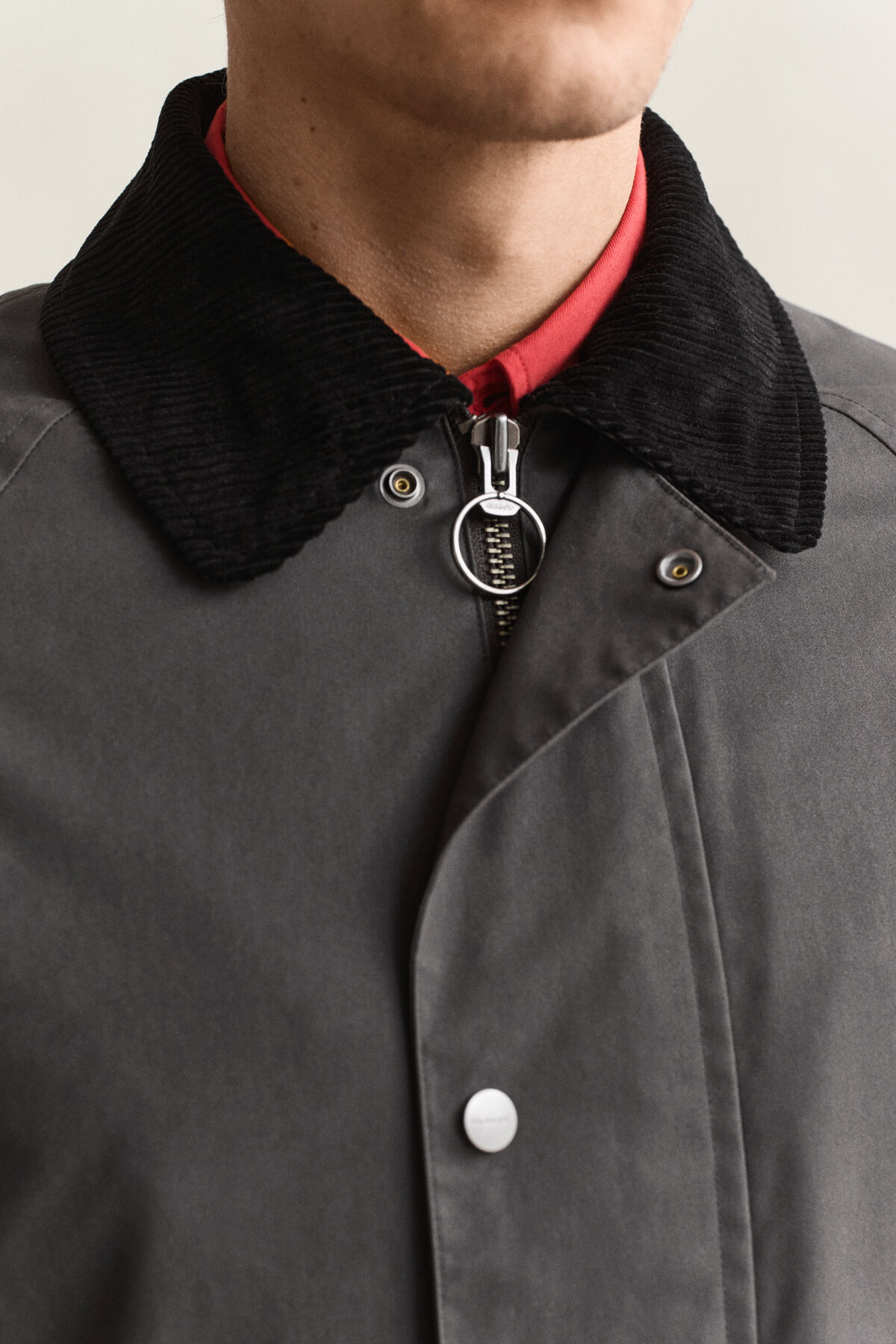 Waxed Barn Coat — DUSKY ANTHRACITE