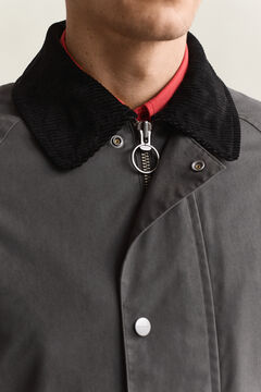 Waxed Barn Coat — DUSKY ANTHRACITE 3
