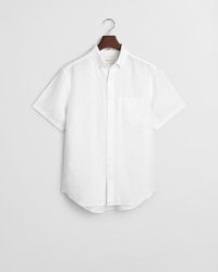 Regular Fit Short Sleeve Linen Shirt