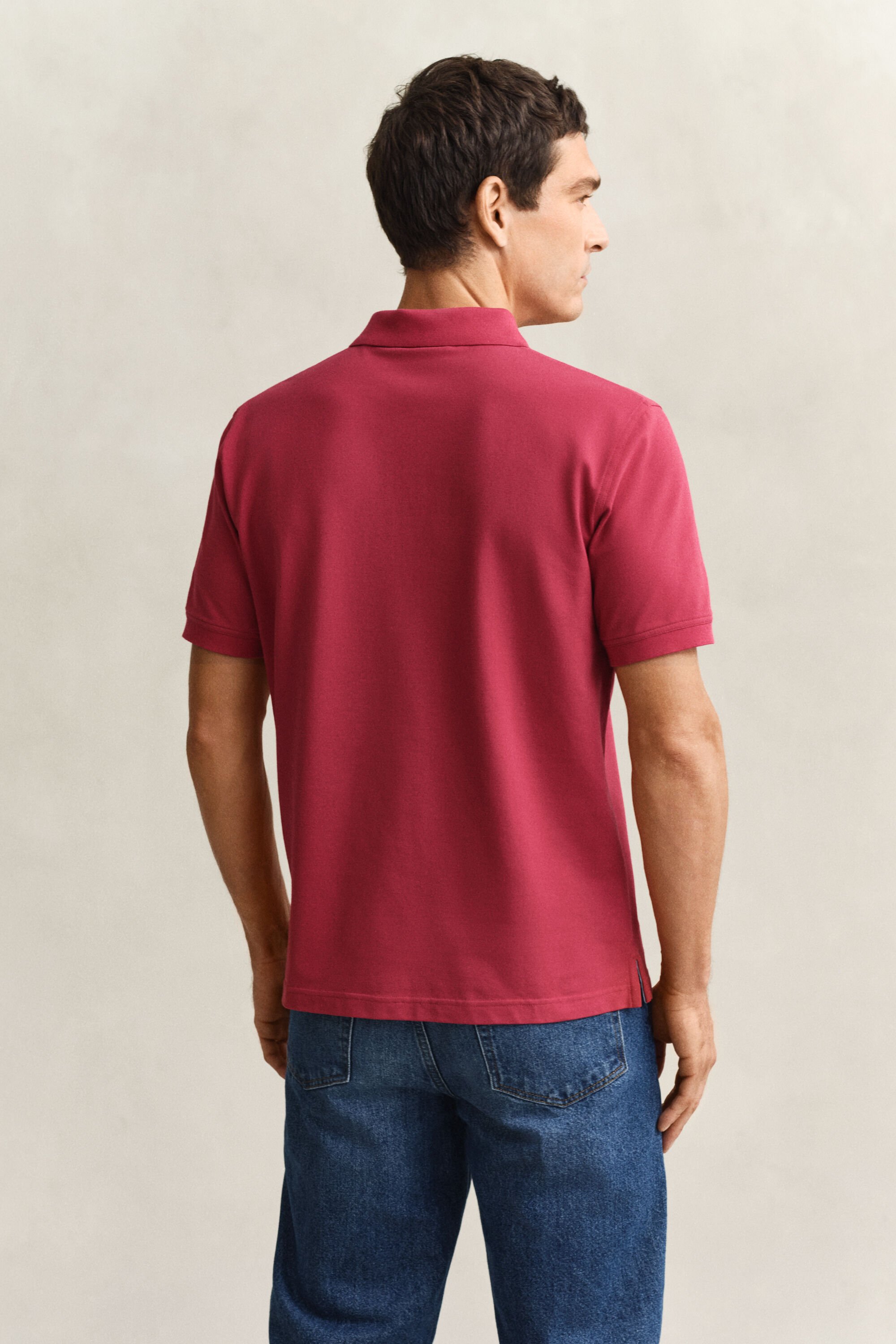 Contrast Piqué Polo Shirt