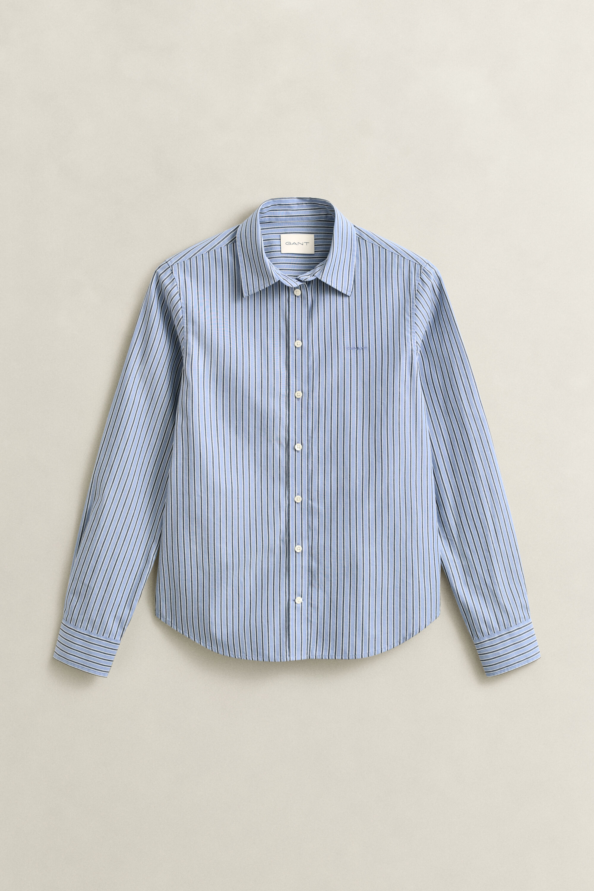 Regular Fit Striped Poplin Shirt