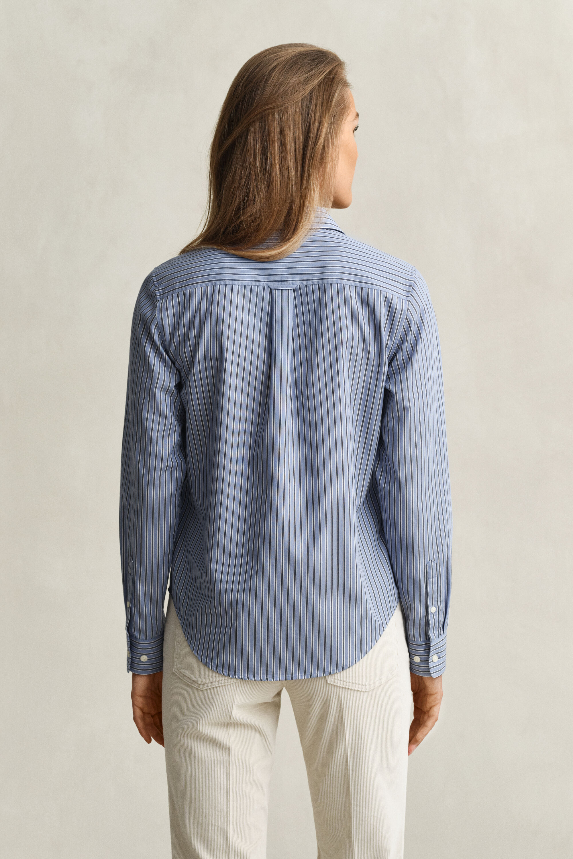 Regular Fit Striped Poplin Shirt