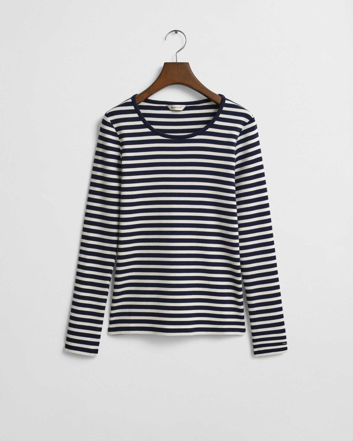 Striped Rib Long Sleeve T-Shirt