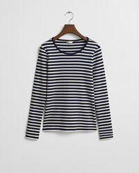 Striped Rib Long Sleeve T-Shirt