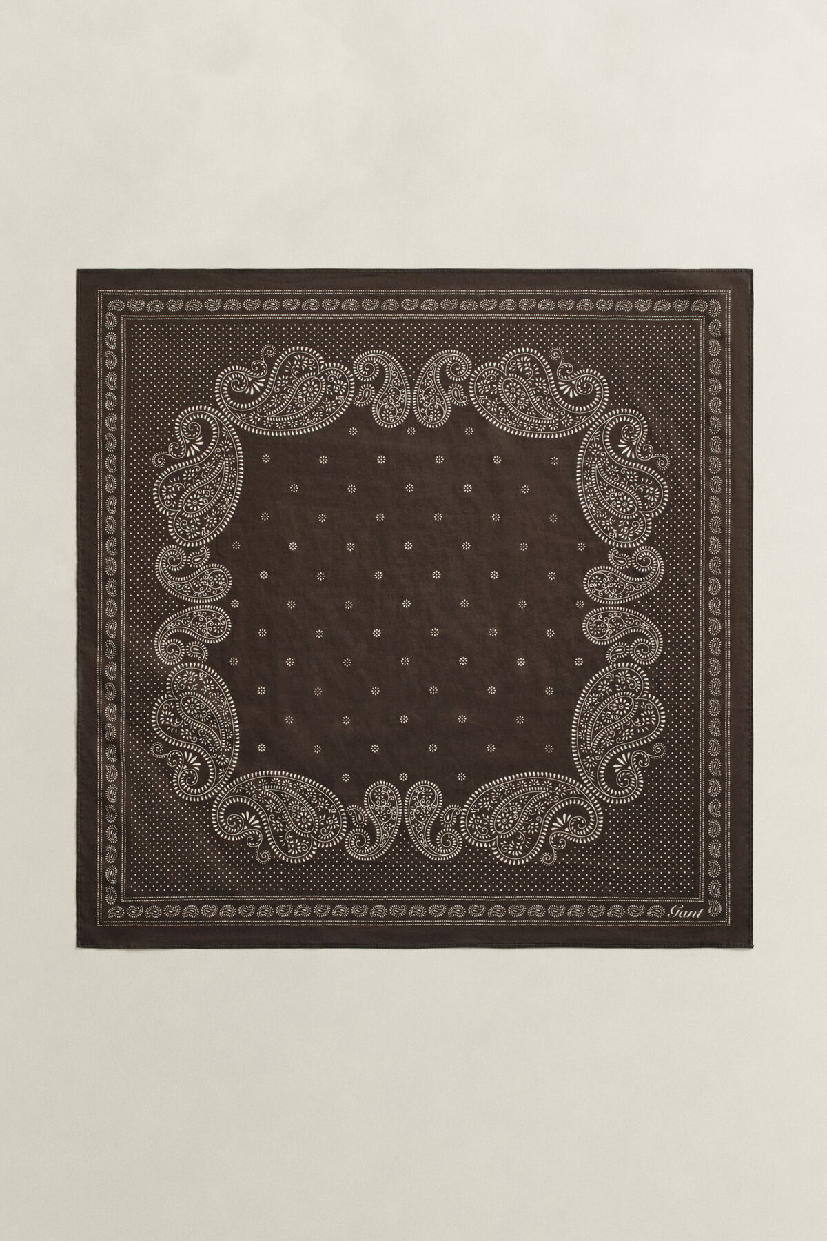 Bandana Scarf — BLACK BROWN