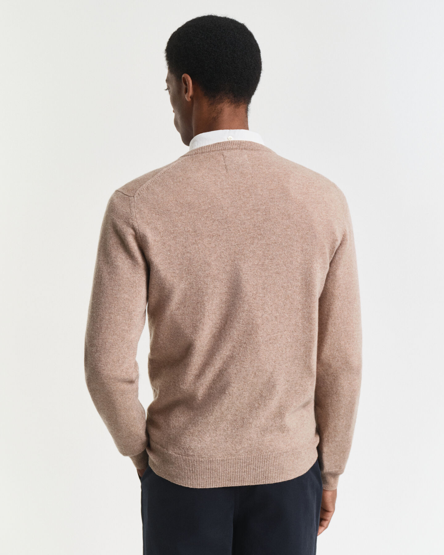 Superfine Lambswool V-Neck Sweater