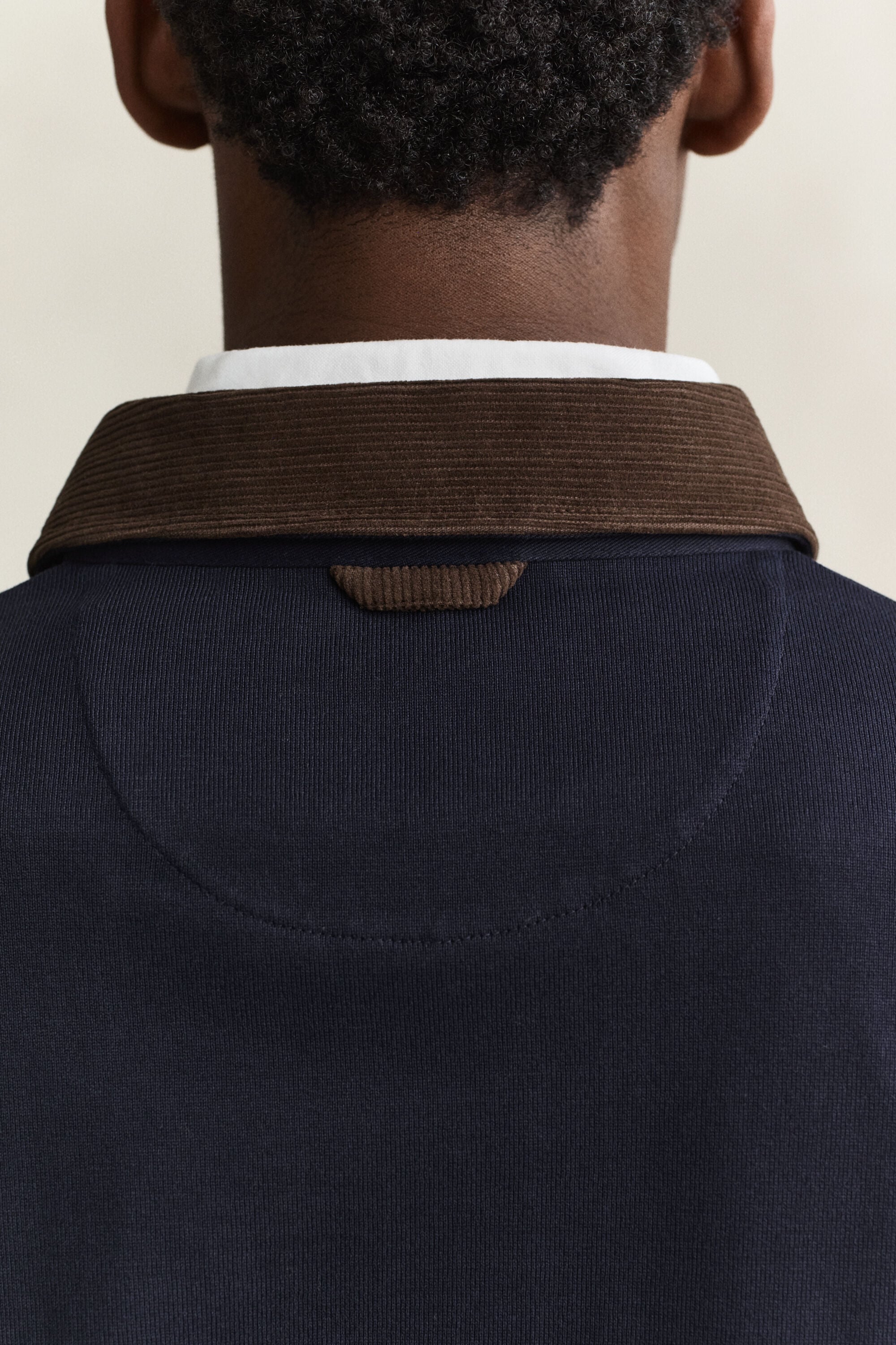 Corduroy Collar Rugger