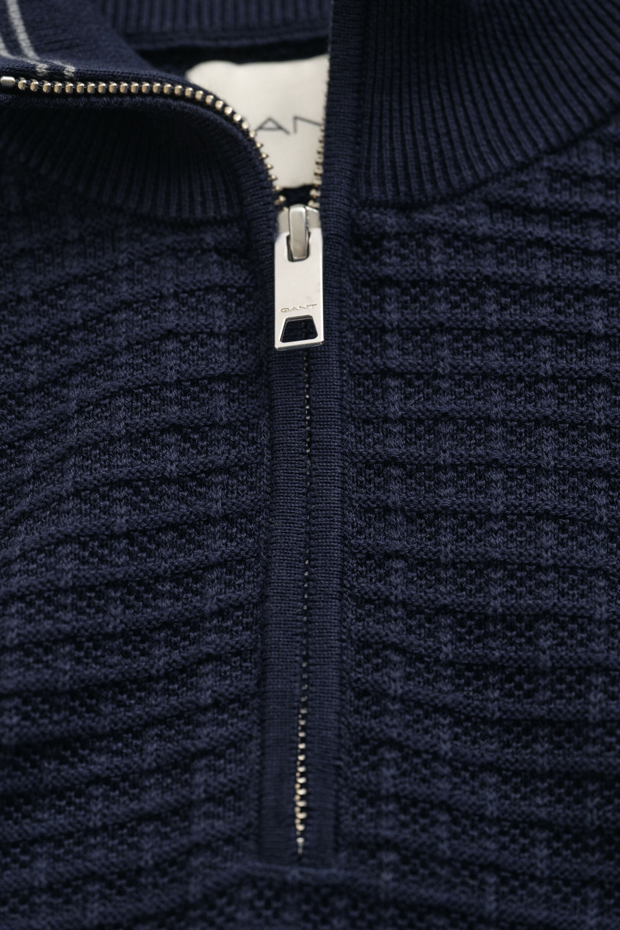Textured Half-Zip Sweater