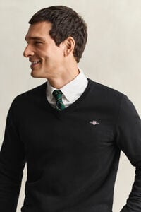 Classic Cotton V-Neck Sweater