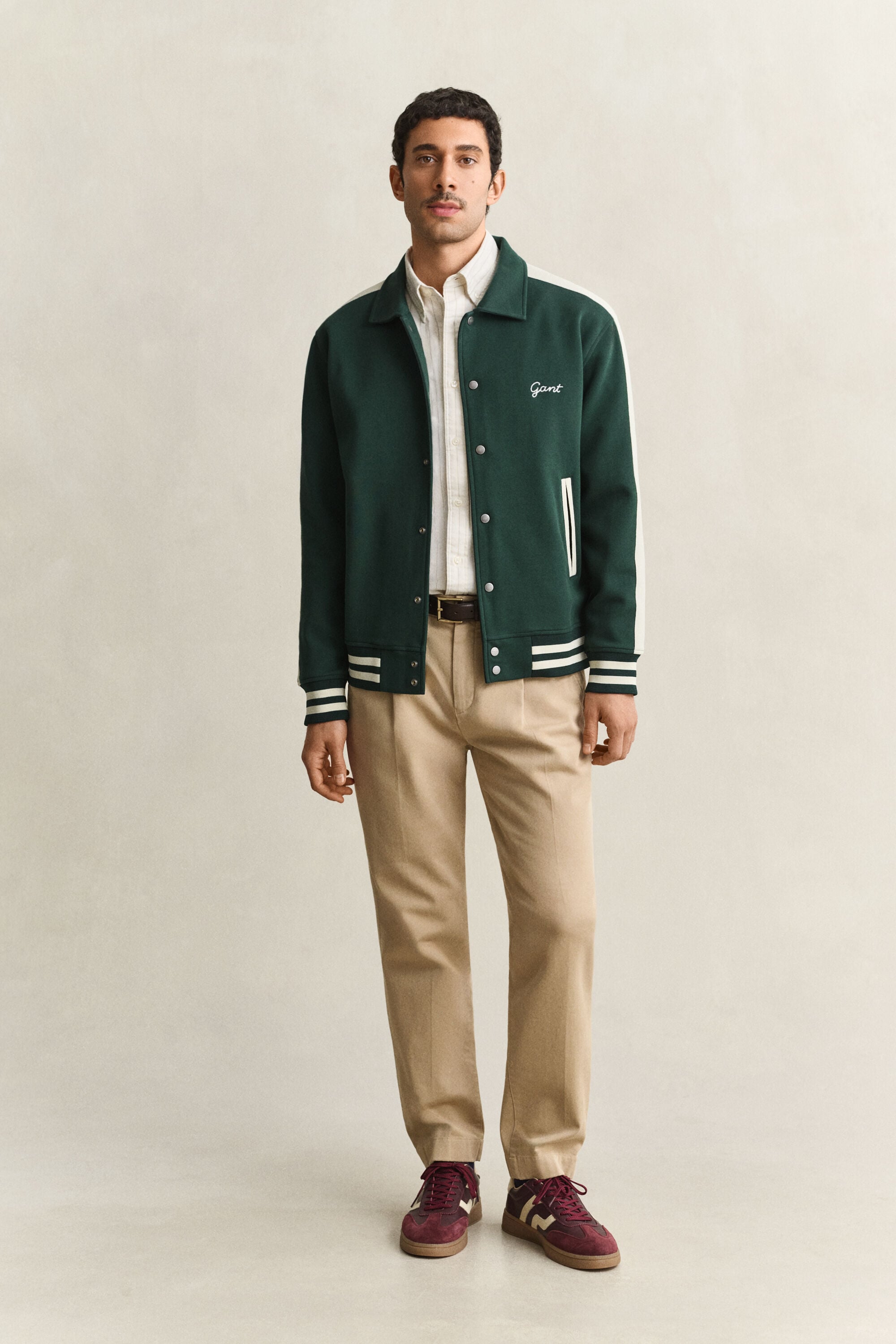 Tapered Chinos — DARK KHAKI