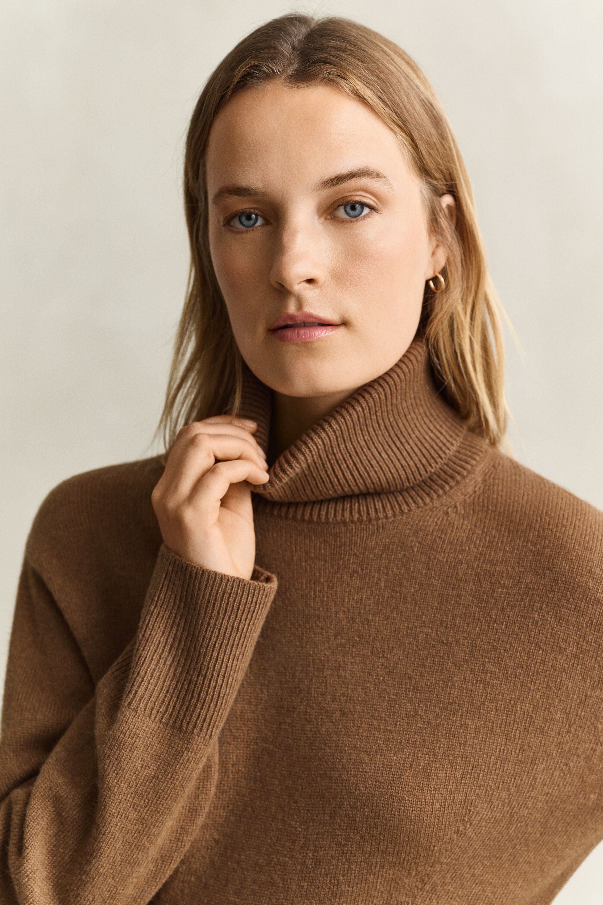 Wool Cashmere Turtleneck Dress
