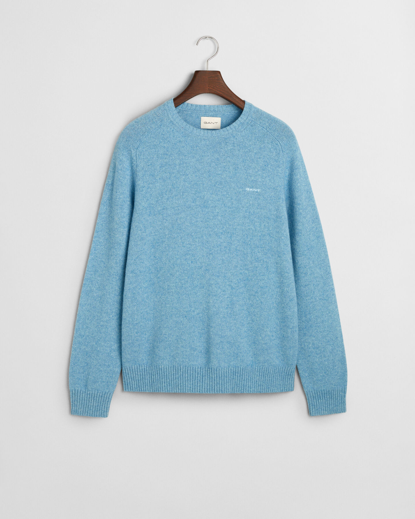 Wool Blend Crew Neck Sweater