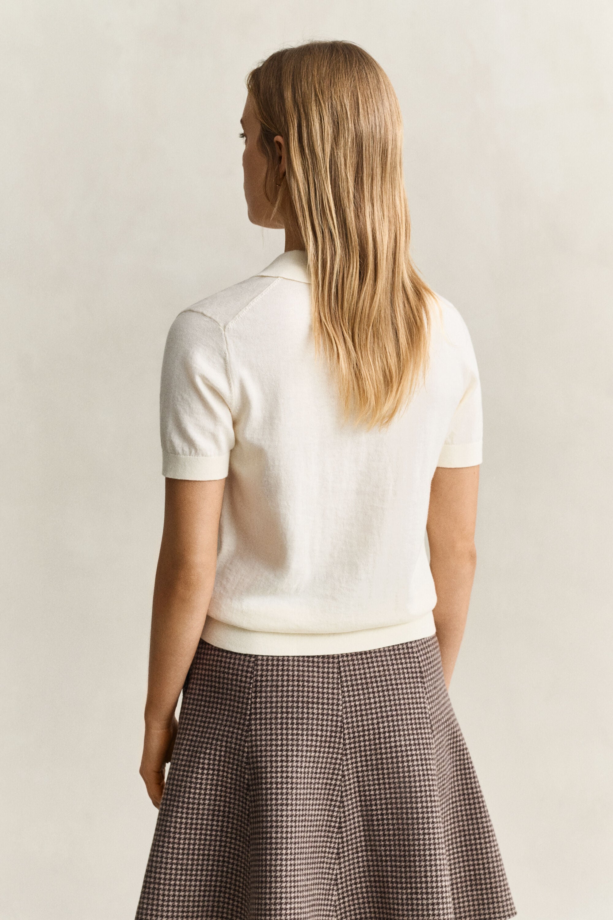 Light Knitted Polo Sweater