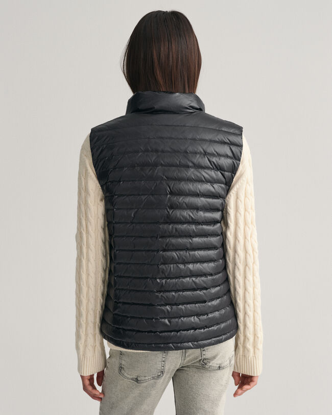 Teens Shiny Lightweight Padded Down Vest