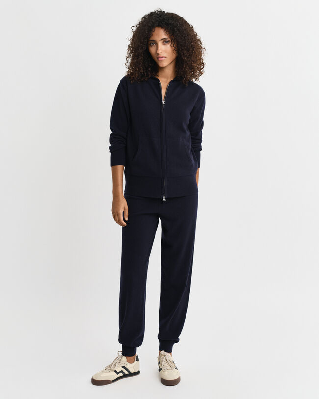 Superfine Lambswool Zip Hoodie