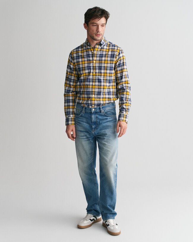 Regular Fit Checked Archive Oxford Shirt