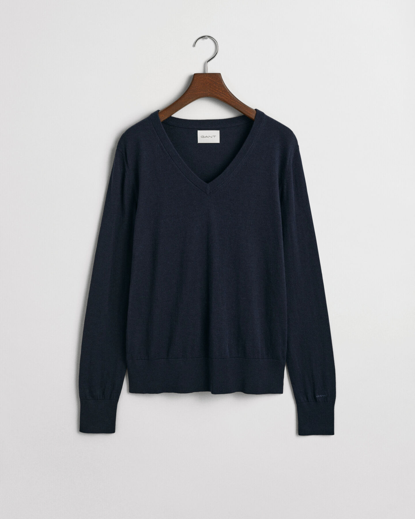Fine Knit V-Neck Sweater