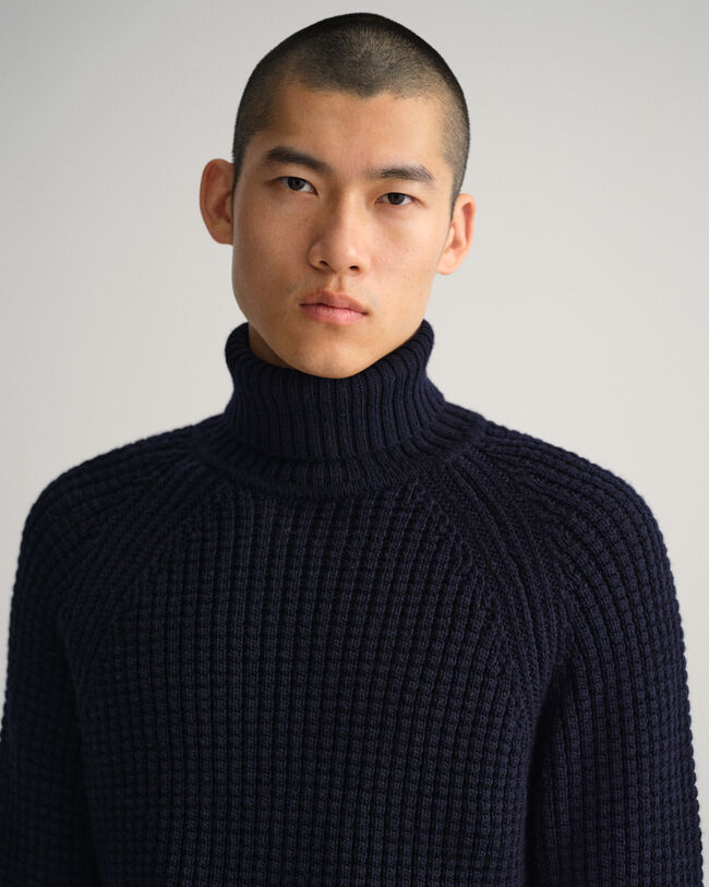 Textured Rollneck Sweater