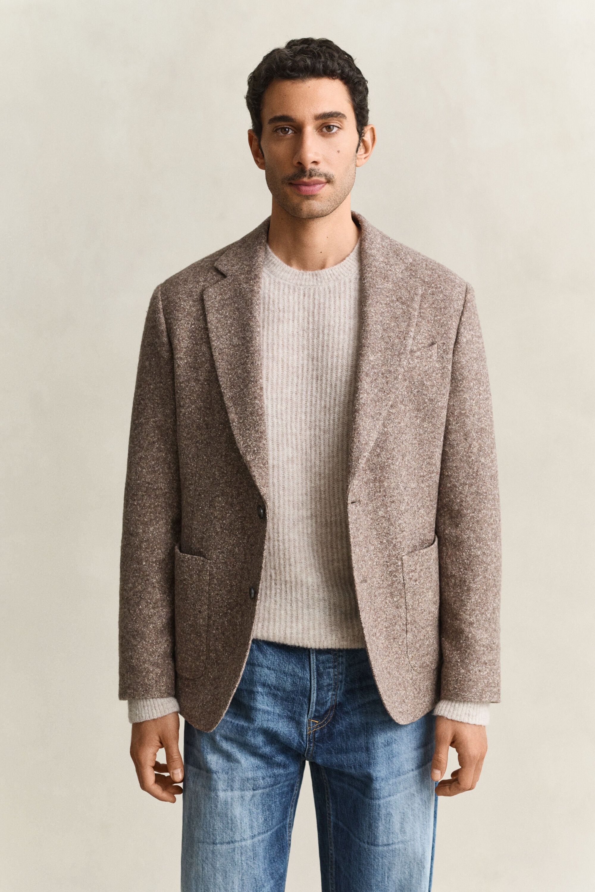 Wool Silk Jersey Blazer