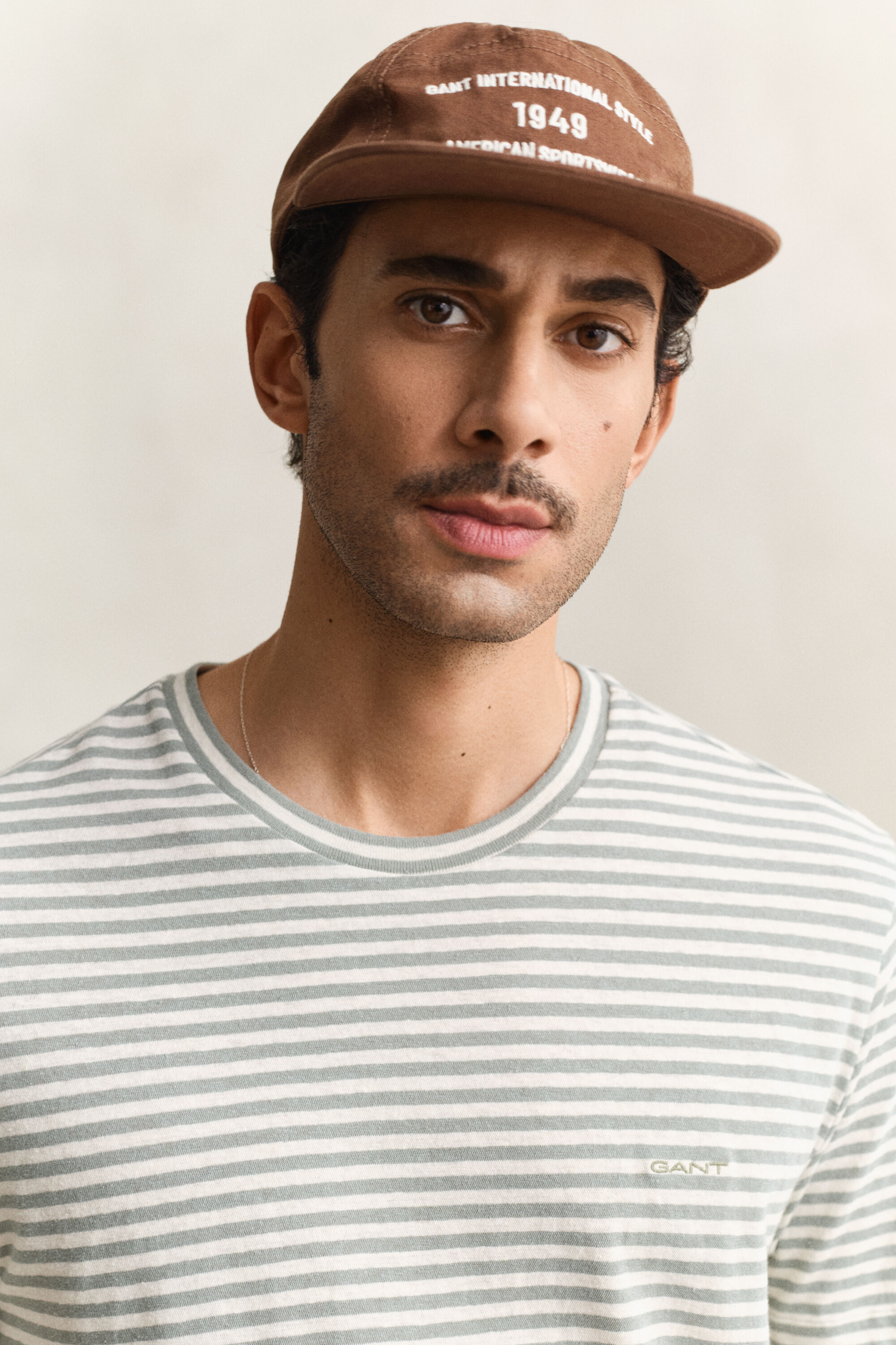 Striped Cotton Linen T-Shirt