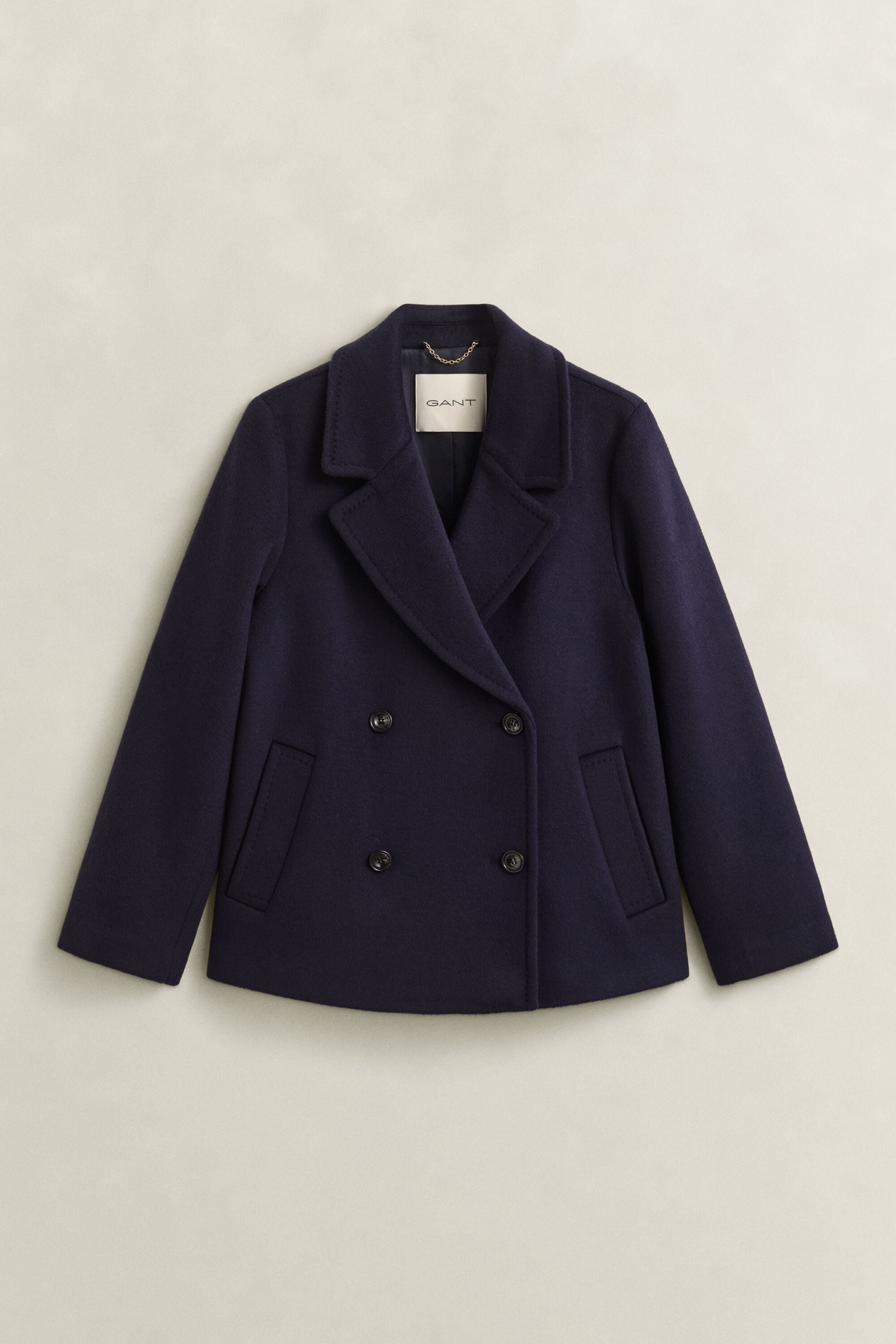 Wool Blend Peacoat
