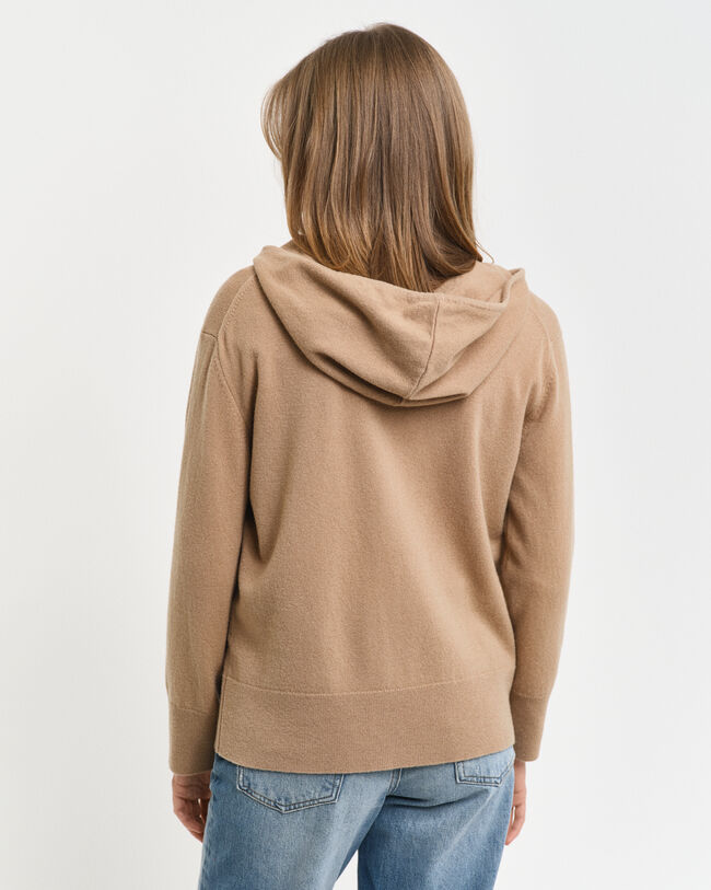 Superfine Lambswool Zip Hoodie