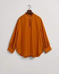 Lyocell Silk Popover Blouse