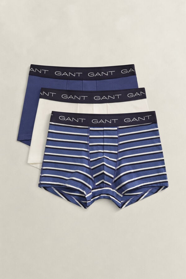 3-Pack Striped Trunks — VINTAGE BLUE