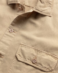 Garment-Dyed Overshirt