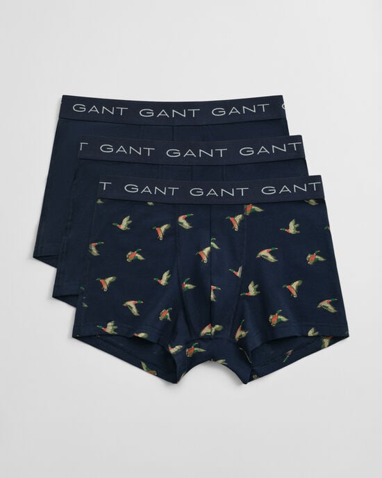 3-Pack Duck Printed Trunks