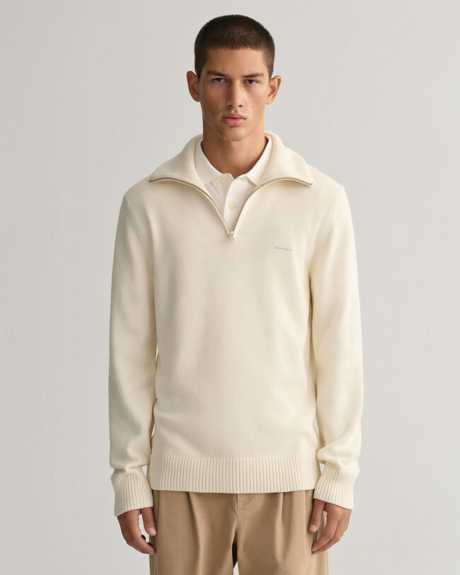 Supima Cotton Half-Zip Sweater - GANT