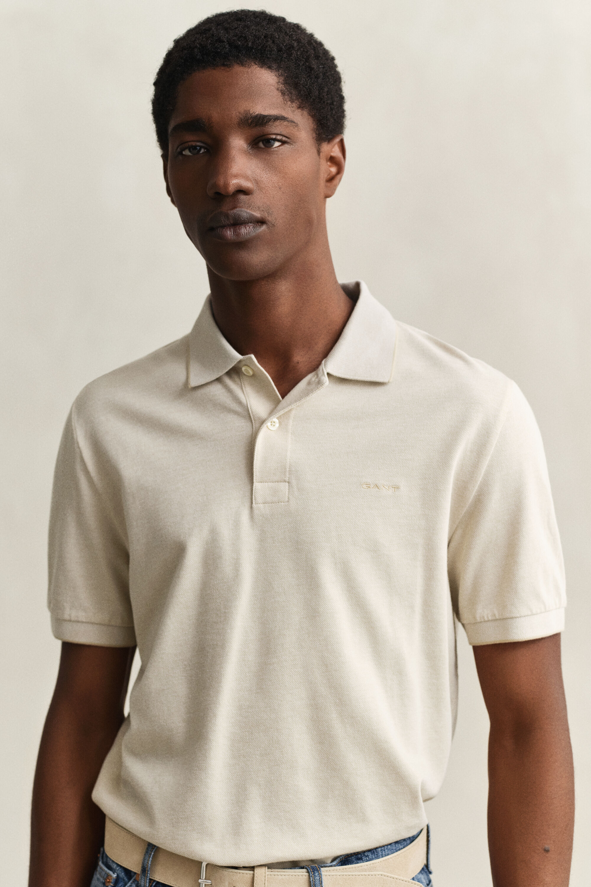 Two-Toned Polo Shirt