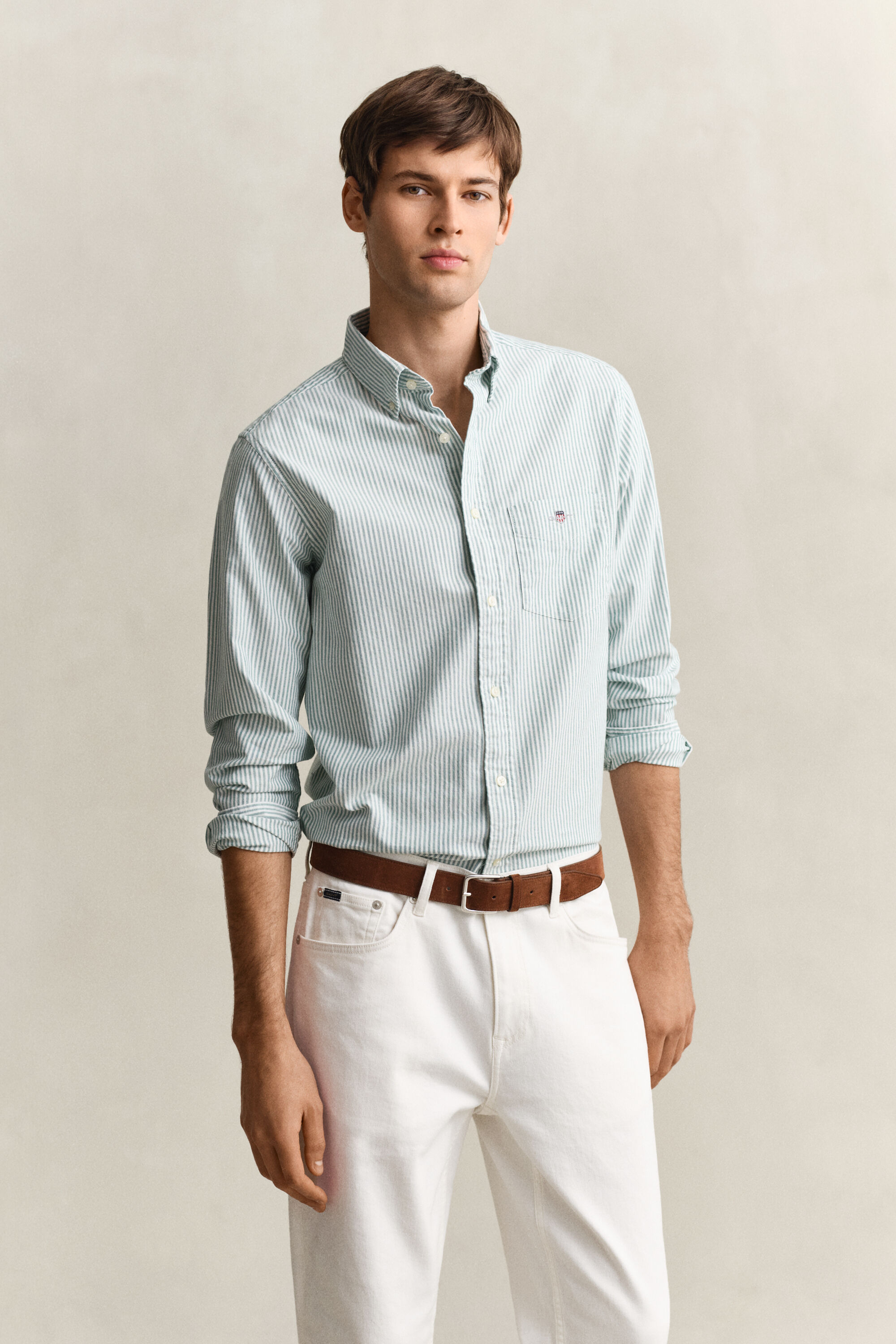 Banker Stripe Classic Oxford Shirt