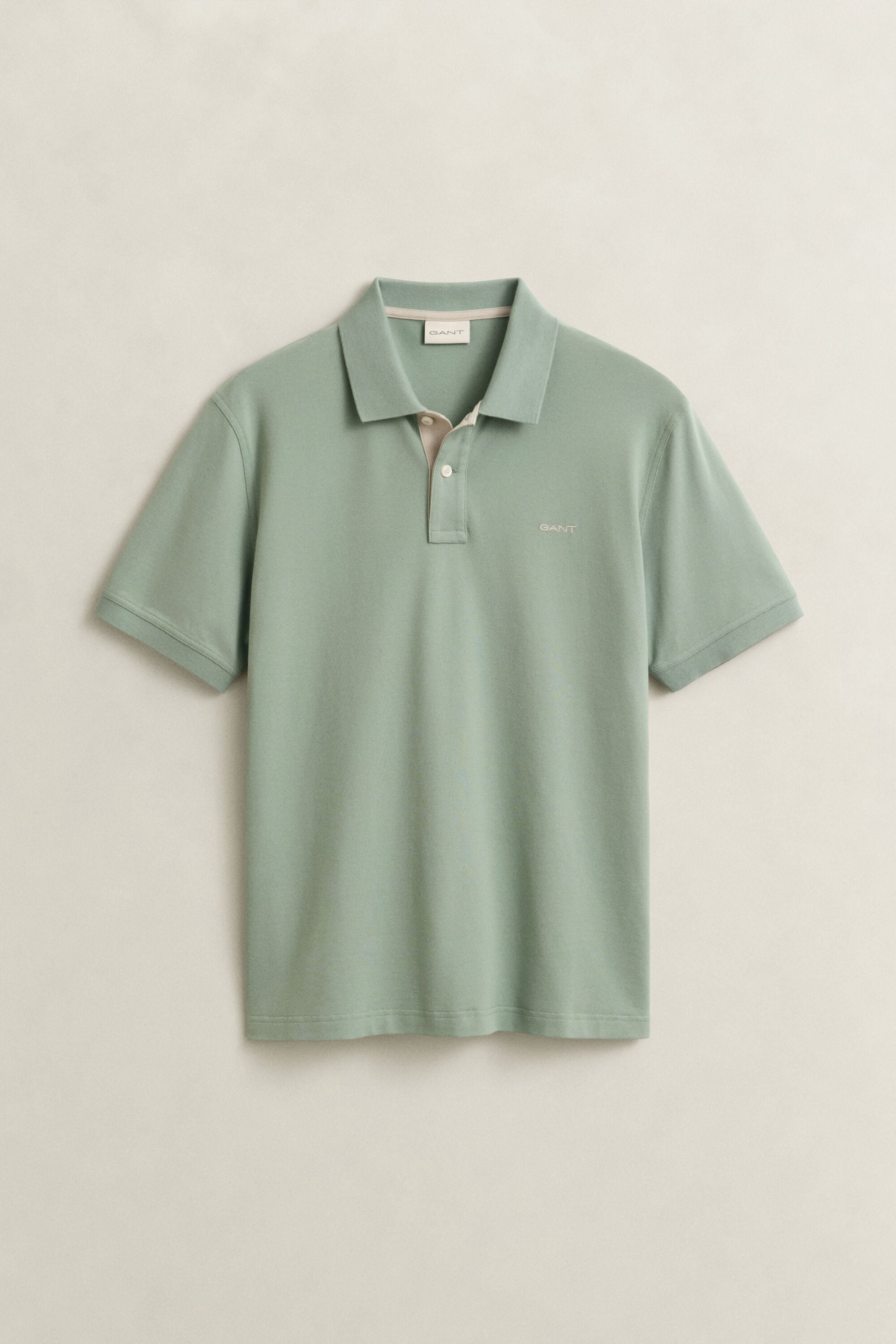Contrast Piqué Polo Shirt