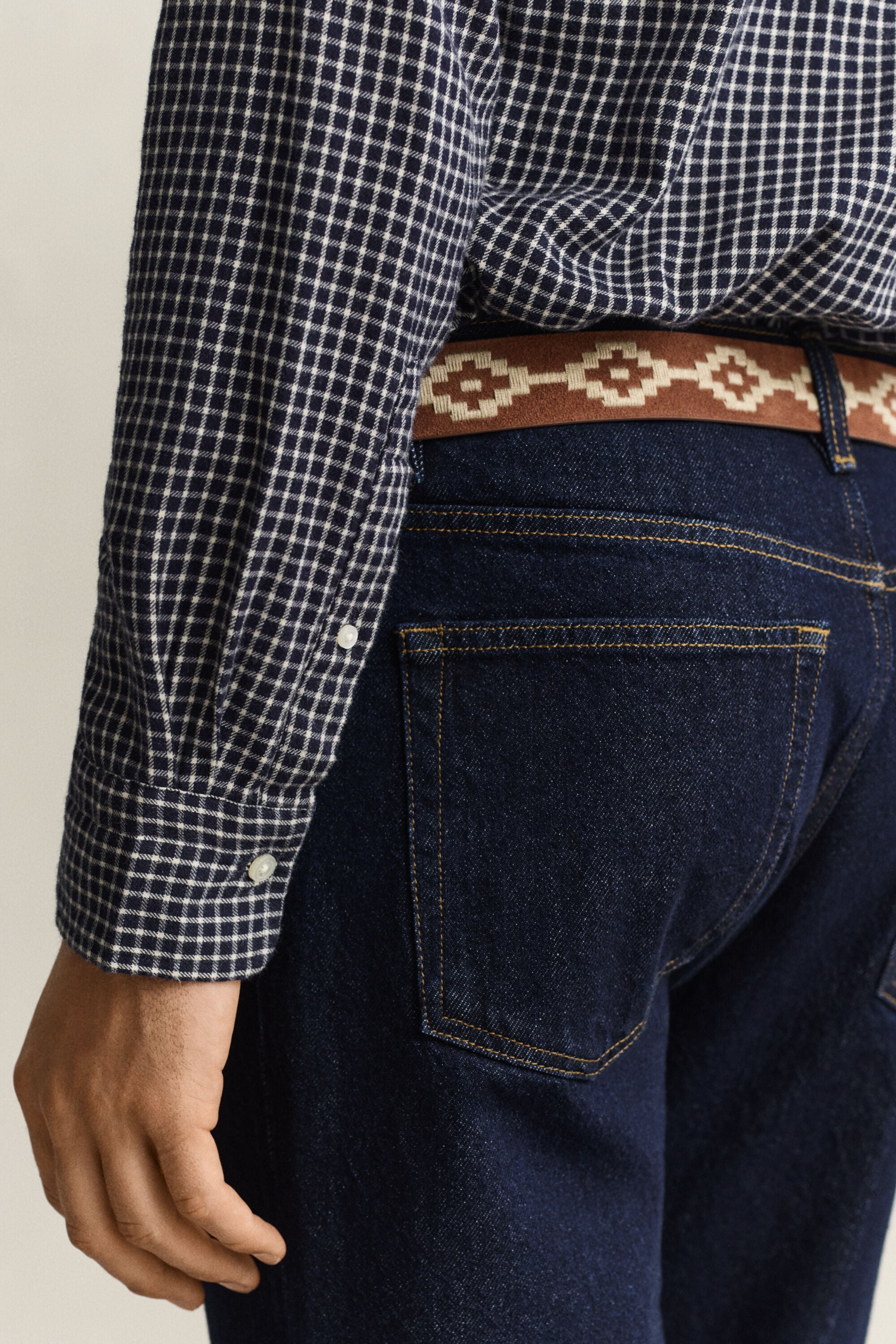 Checked Windblown Flannel Shirt
