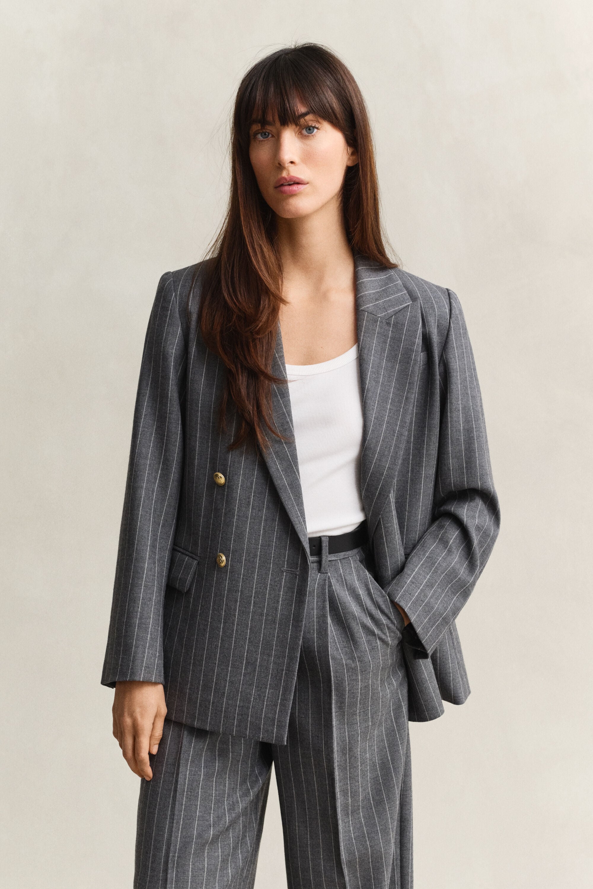 Pinstripe Club Blazer