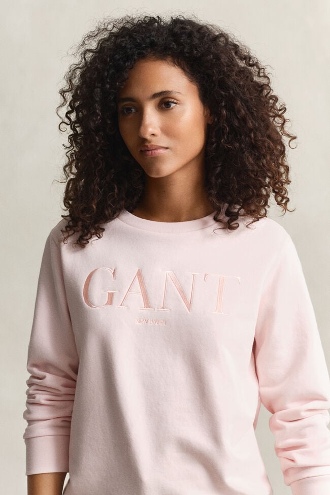 Tonal Graphic Crew Neck Sweatshirt