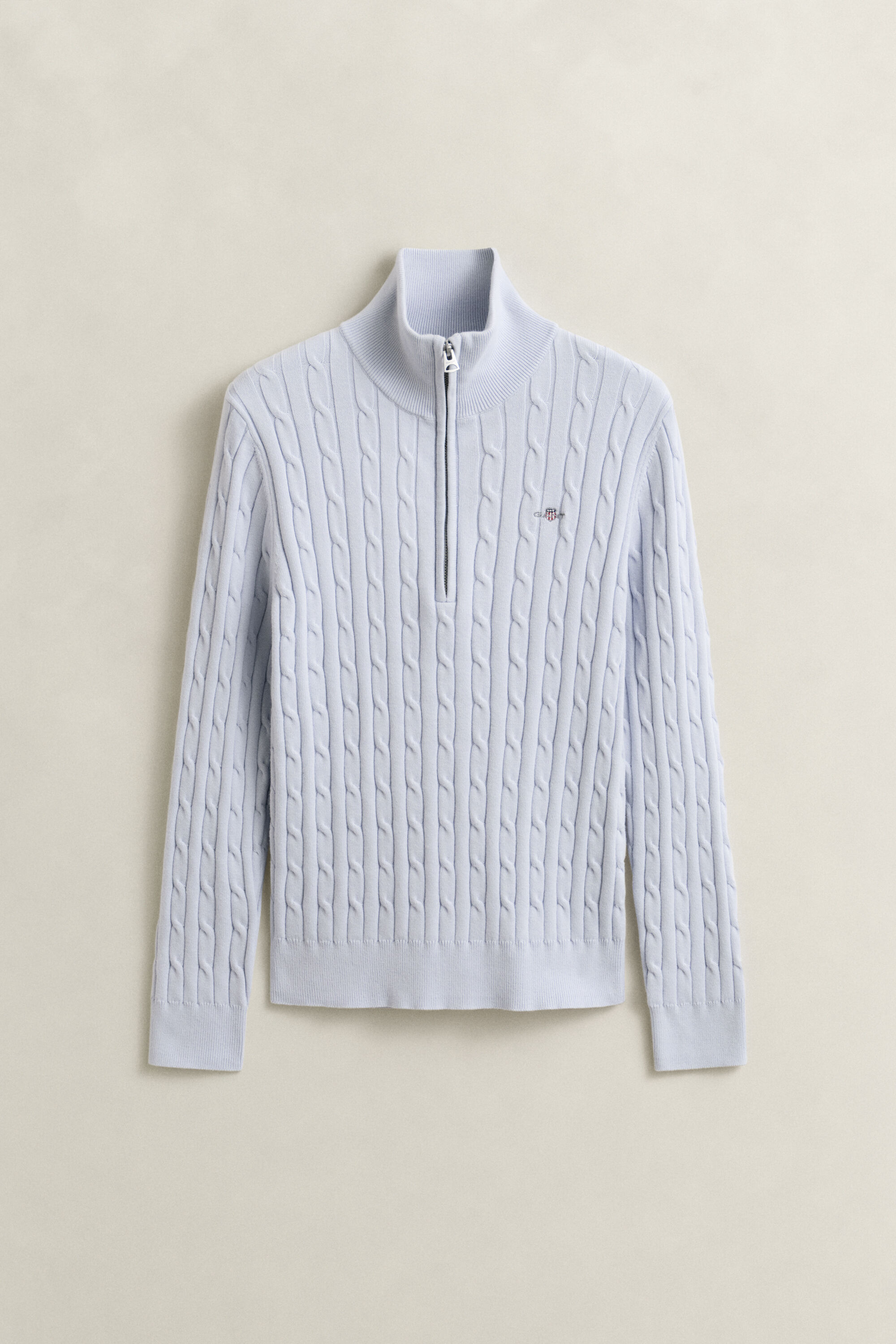 Cable Knit Half-Zip Sweater