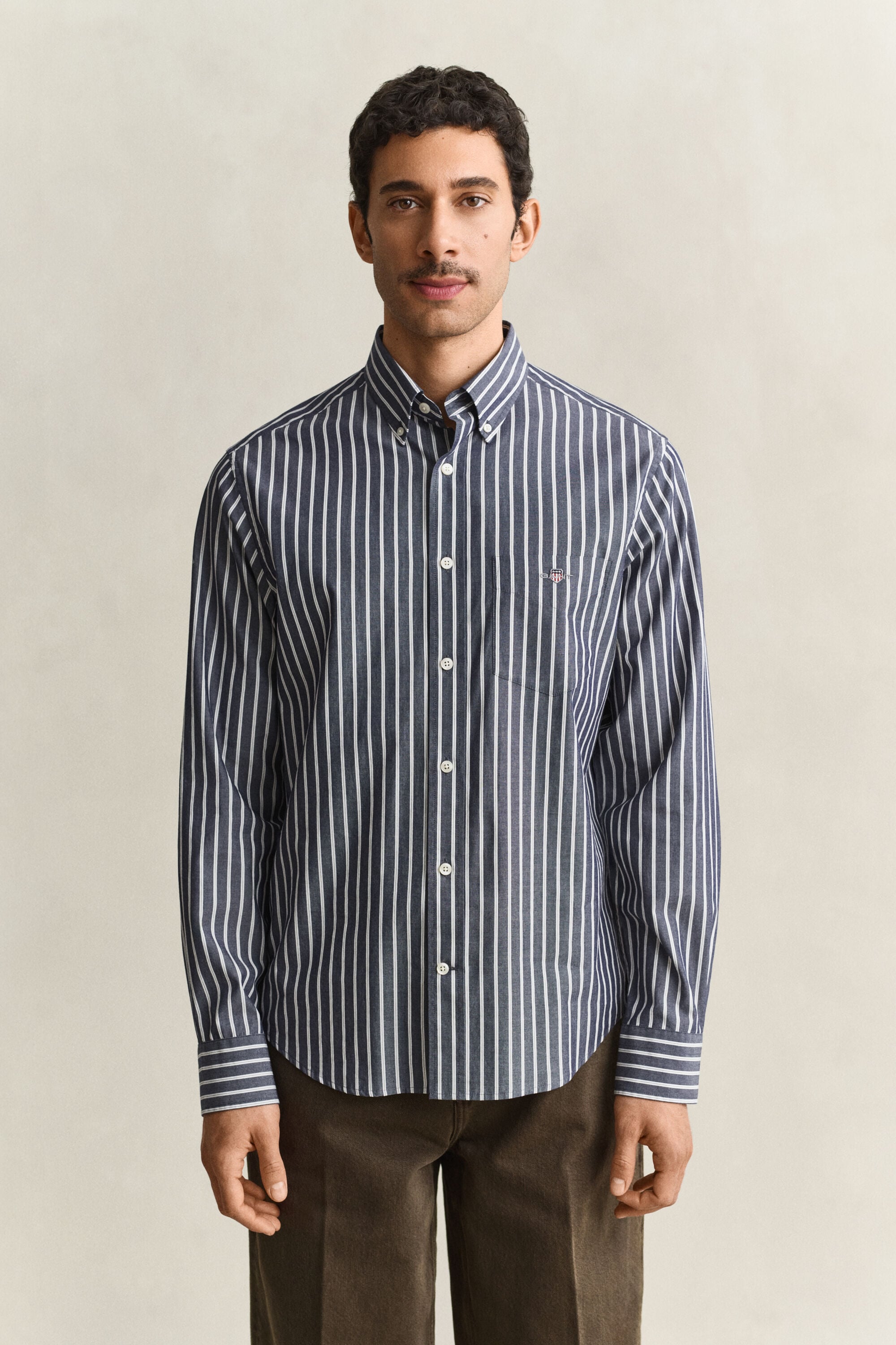 Striped Poplin Shirt