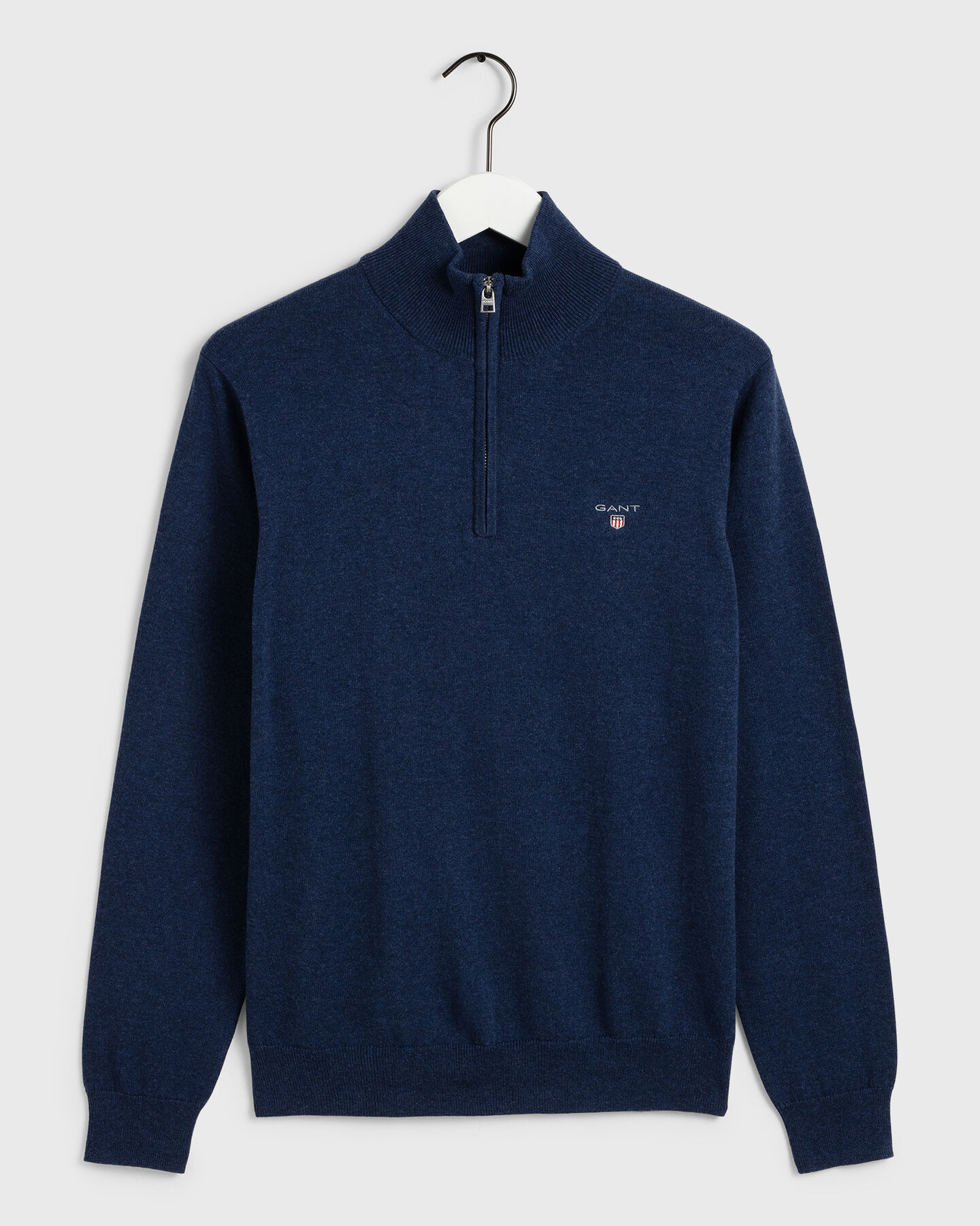 Cotton Wool Half-Zip Sweater