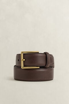 Leather Belt & Card Holder Gift Set — RICH BROWN 3