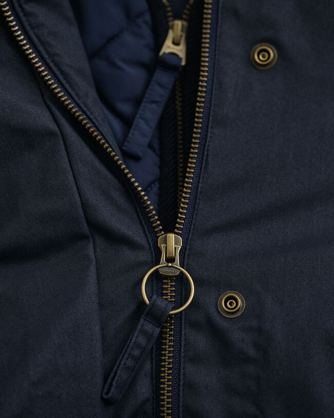 Waxed Cotton Double Decker Jacket