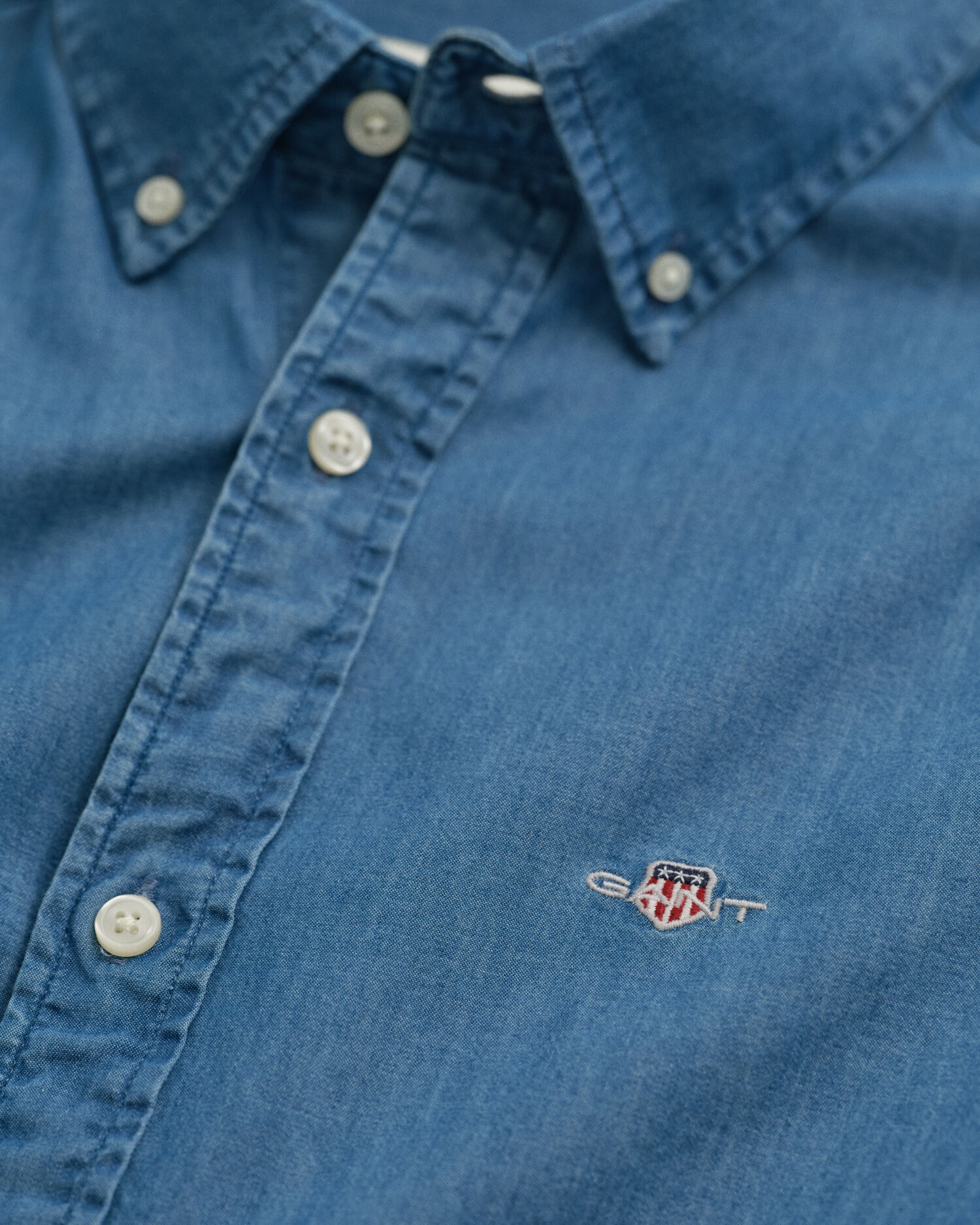 Slim Fit Indigo Shirt