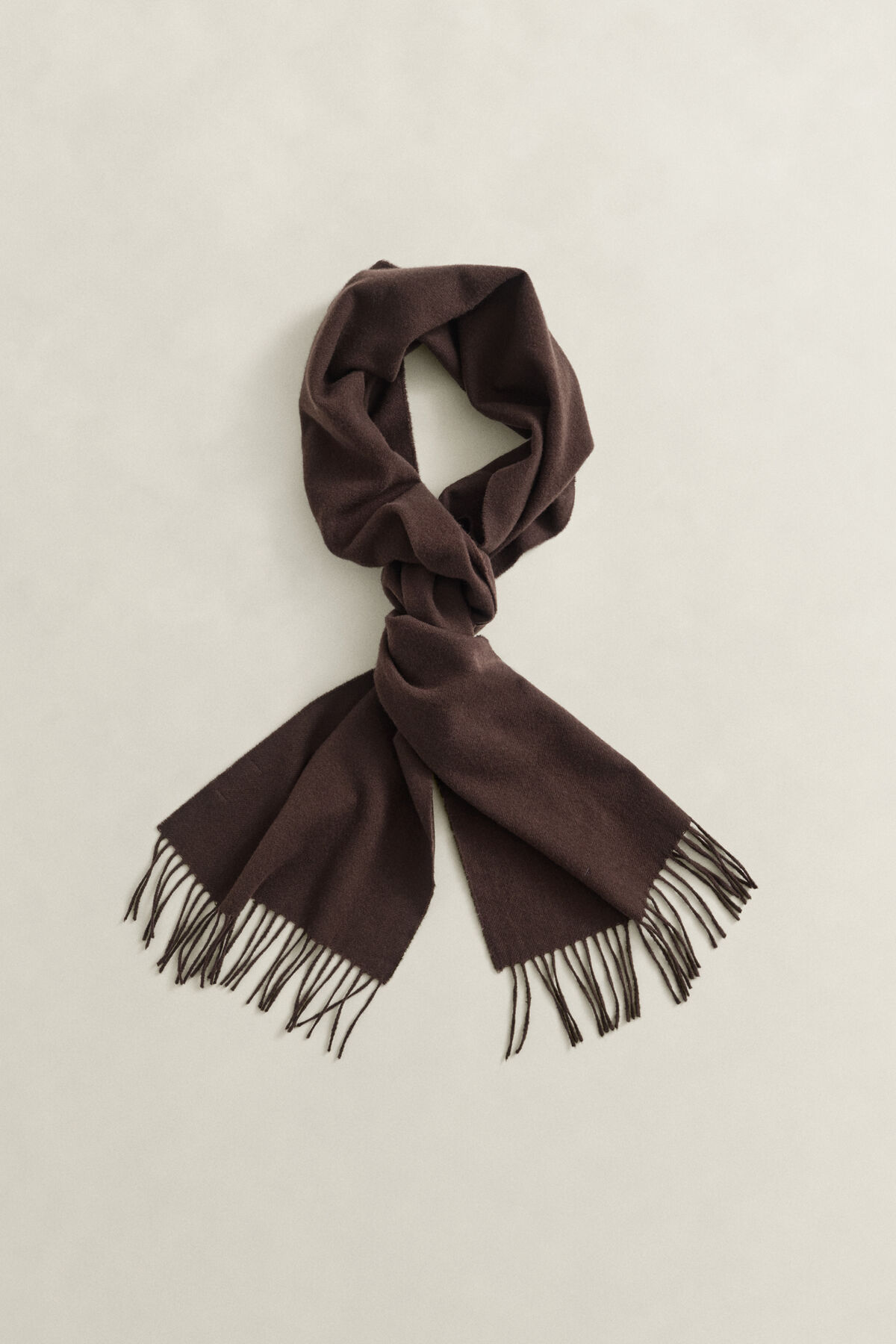 Wool Scarf — SHADOW BROWN
