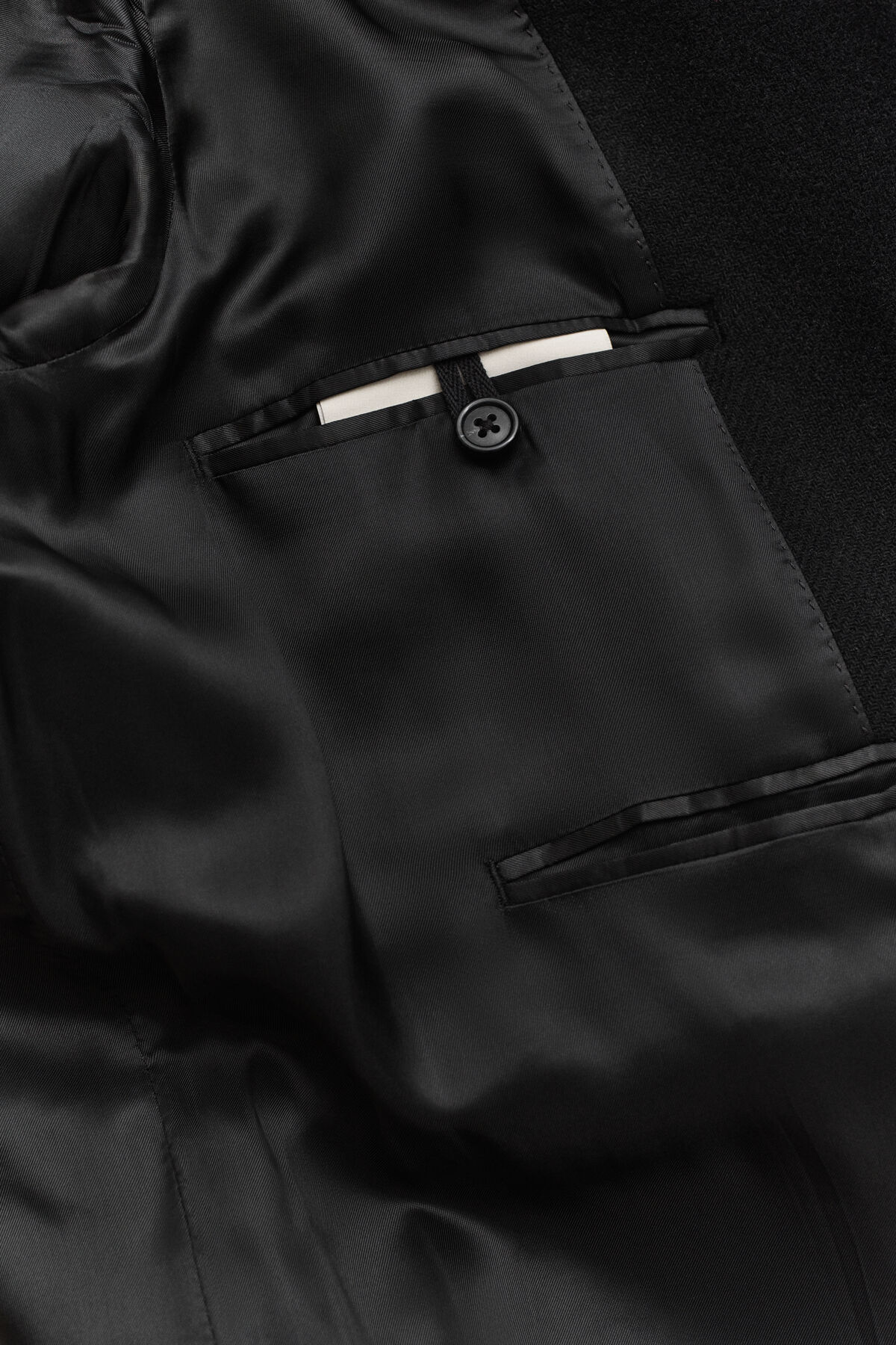Wool Coat — BLACK