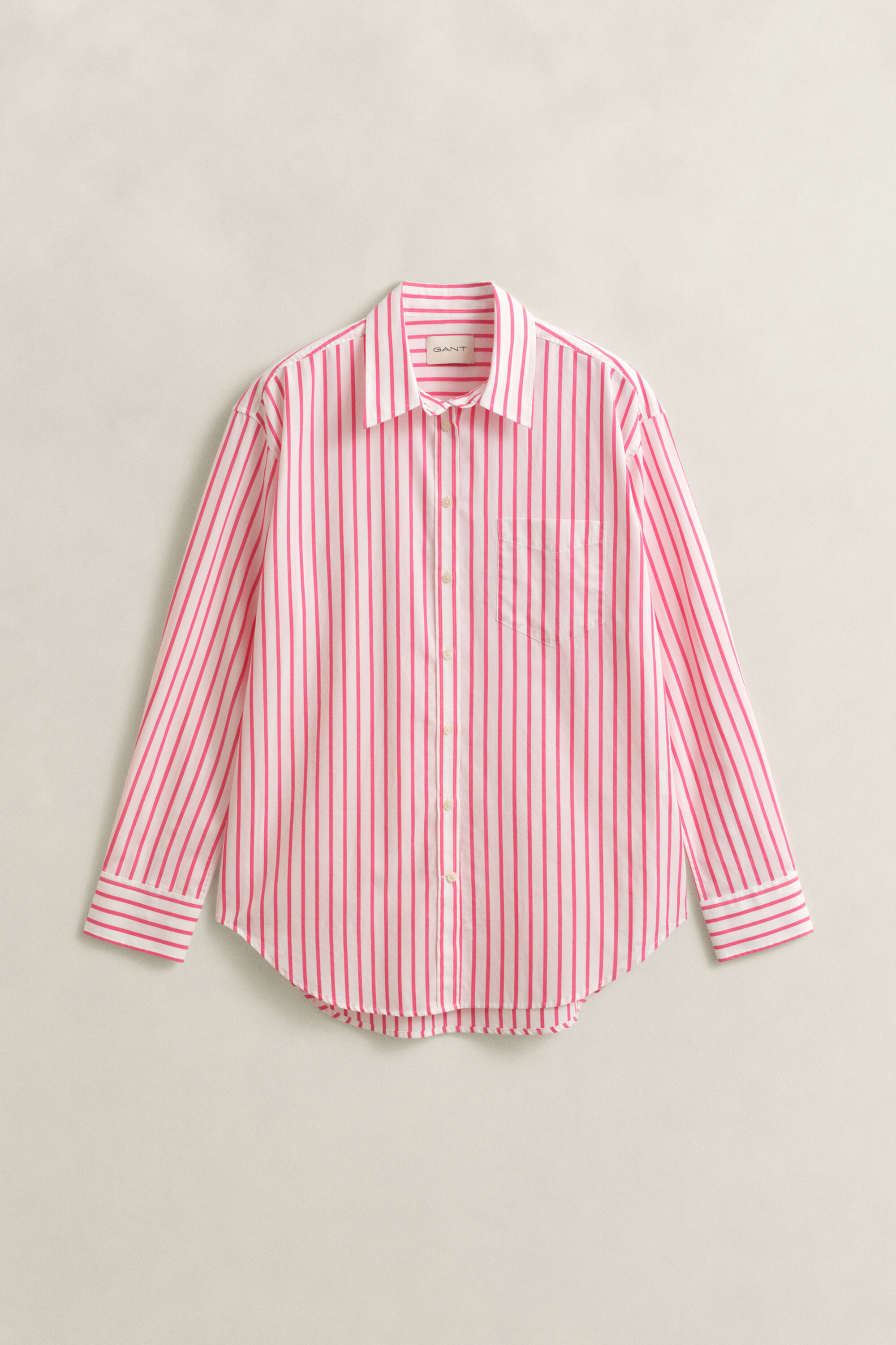 Relaxed Fit Classic Striped Poplin Shirt