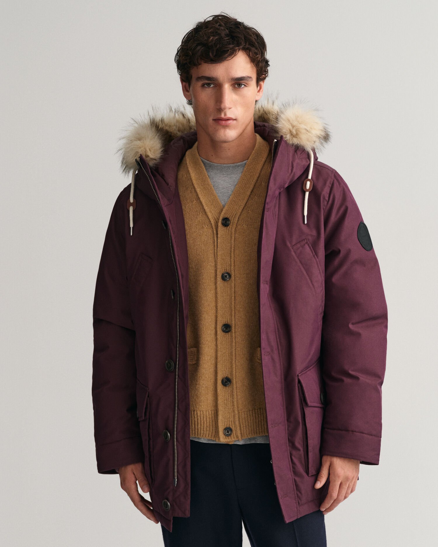 Gant classic long cheap down jacket